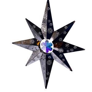 Hallmark Keepsake 2010 Christmas Star Collectible Silver Metal Ornament in Box